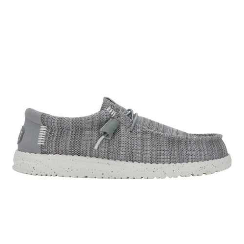 Men's Hey Dude Wally Stretch Sox Grey 41898-030