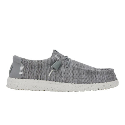Men's Hey Dude Wally Stretch Sox Grey 41898-030