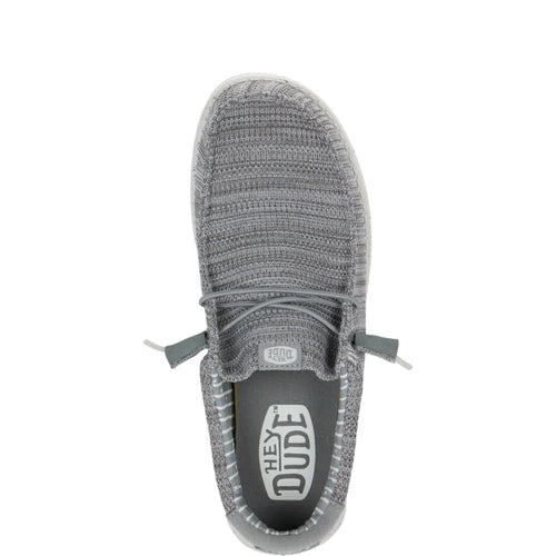 Men's Hey Dude Wally Stretch Sox Grey 41898-030