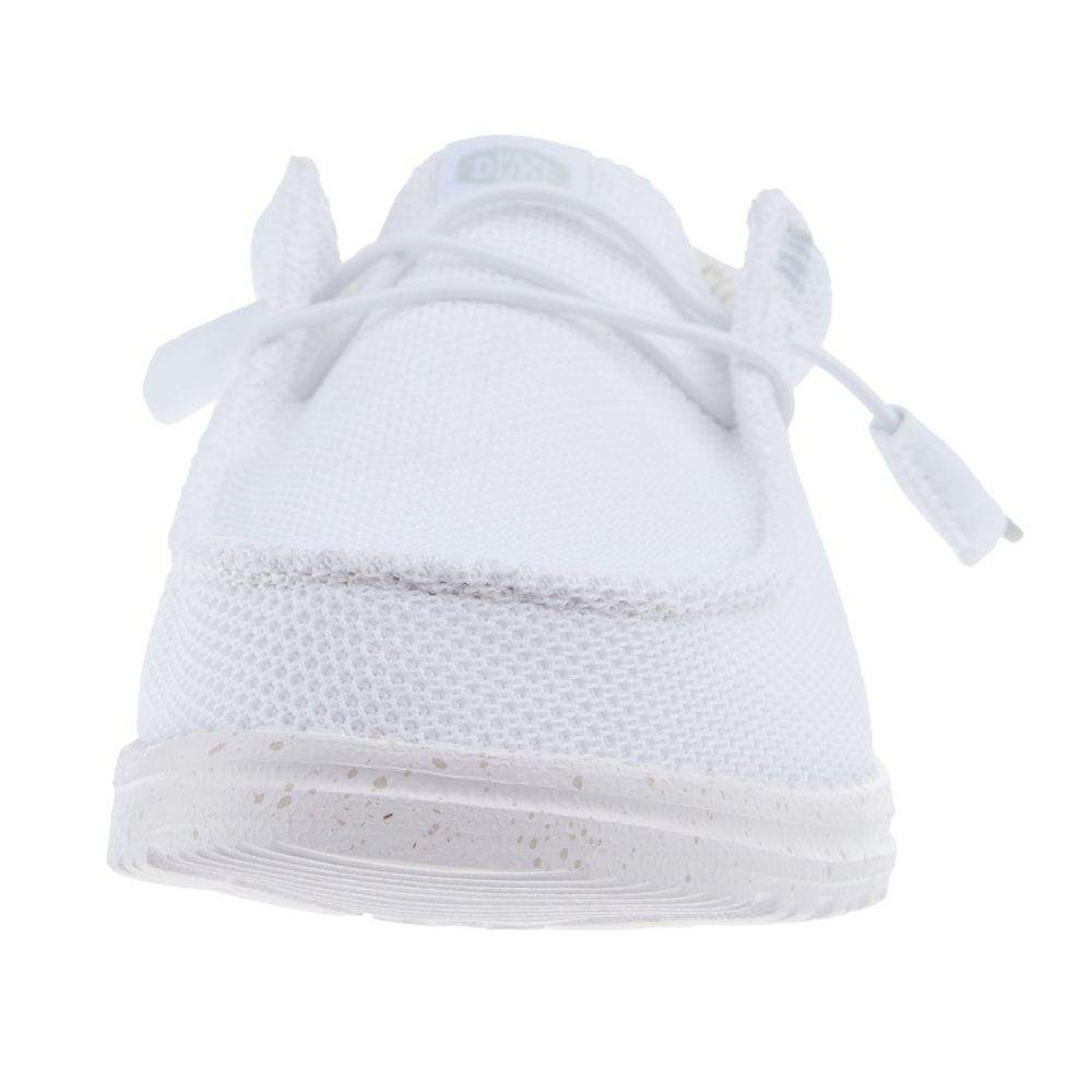 Men's Hey Dude Storm White Wally Stretch Sox White Casual Shoes 41898-100