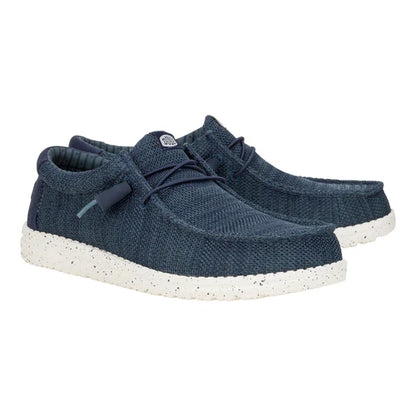 Men's Hey Dude Wally Stretch Sox Navy 41898-410