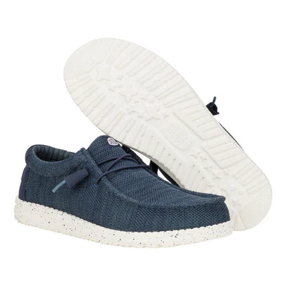 Men's Hey Dude Wally Stretch Sox Navy 41898-410