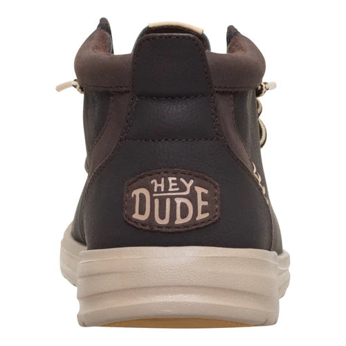 Men's Hey Dude Mole Brown Wally Mid Gripr Classic 42051-2IV