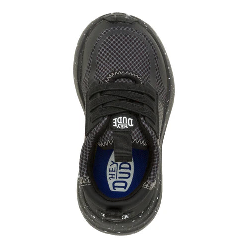 Boy's Hey Dude Sirocco Play Toddler Varsity Black Shoes 42104-060