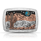 Women's Montana Silversmiths Desert Moon Turquoise Cactus Buckle 42110