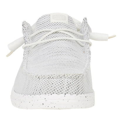 Men's Hey Dude Wally Stretch Sox Wide Storm White 41898-1UO
