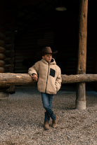 Burlebo Boy's Tan Mountain Fleece Hoodie Jacket Y-MFHJ-TAN