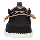 Men's Hey Dude Black/Walnut Wally Craft Linen Slip On Shoes 43086-02M