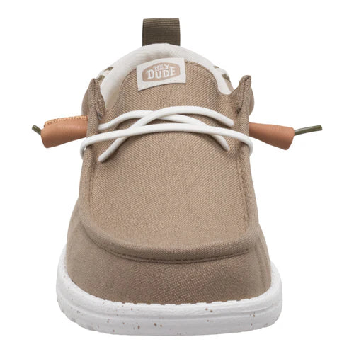 Men's Hey Dude Wally Craft Linen Timber/ Silver Birch 43086-2KR