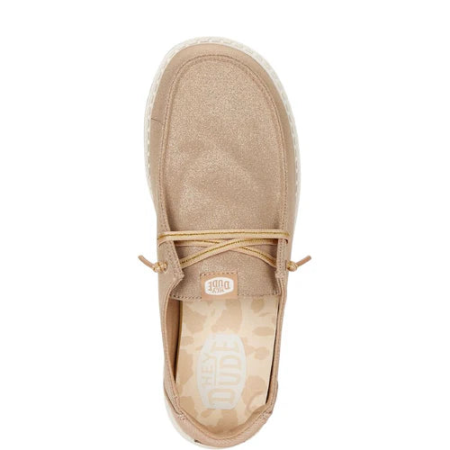 Women's Hey Dude Wendy Stardust Rose Gold 43101-7D9