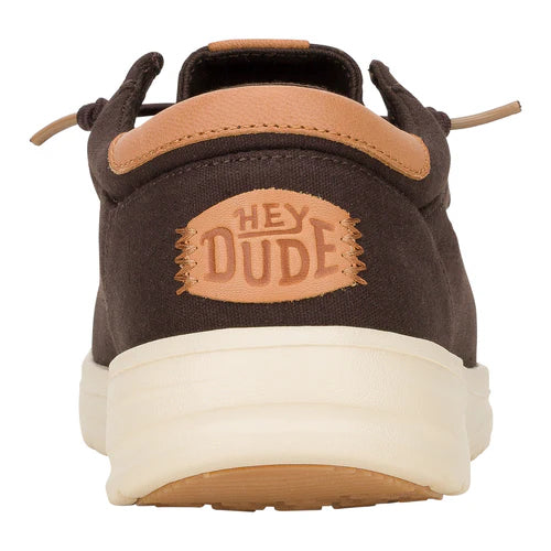 Men's Hey Dude Paul Canvas Brown/Wood Ash 43151-2IX