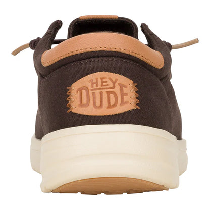 Men's Hey Dude Paul Canvas Brown/Wood Ash 43151-2IX