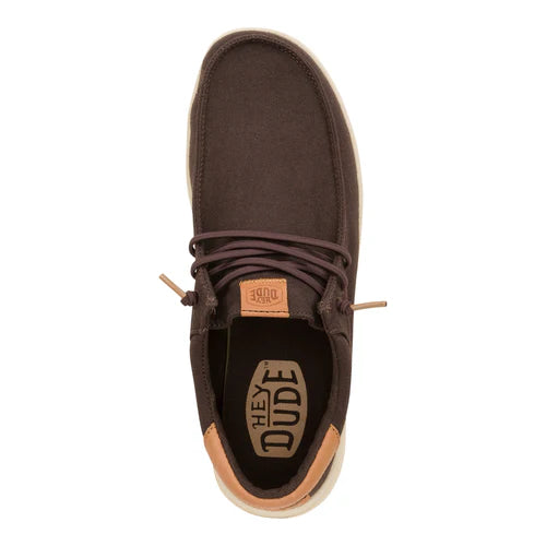 Men's Hey Dude Paul Canvas Brown/Wood Ash 43151-2IX