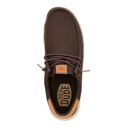 Men's Hey Dude Paul Canvas Brown/Wood Ash 43151-2IX
