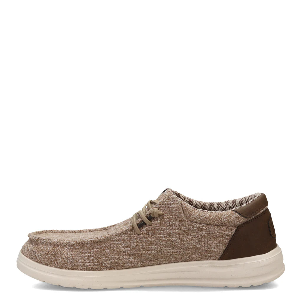 Men's Hey Dude Paul Knit Slip On Shoes Warm Brown 43351-2IU
