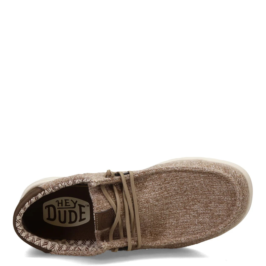 Men's Hey Dude Paul Knit Slip On Shoes Warm Brown 43351-2IU