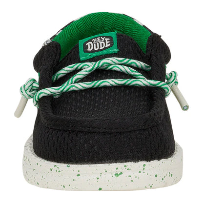 Boy's Hey Dudes Wally Funk Toddler Sports Black 43752-001