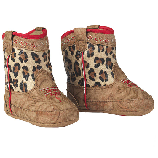 Girl's Twister "Avery" Style Leopard Print Boots 