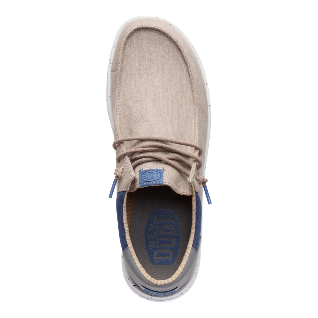 Men's Hey Dudes Doeskin Paul Washed Nylon Casual Shoe 44290-0PR