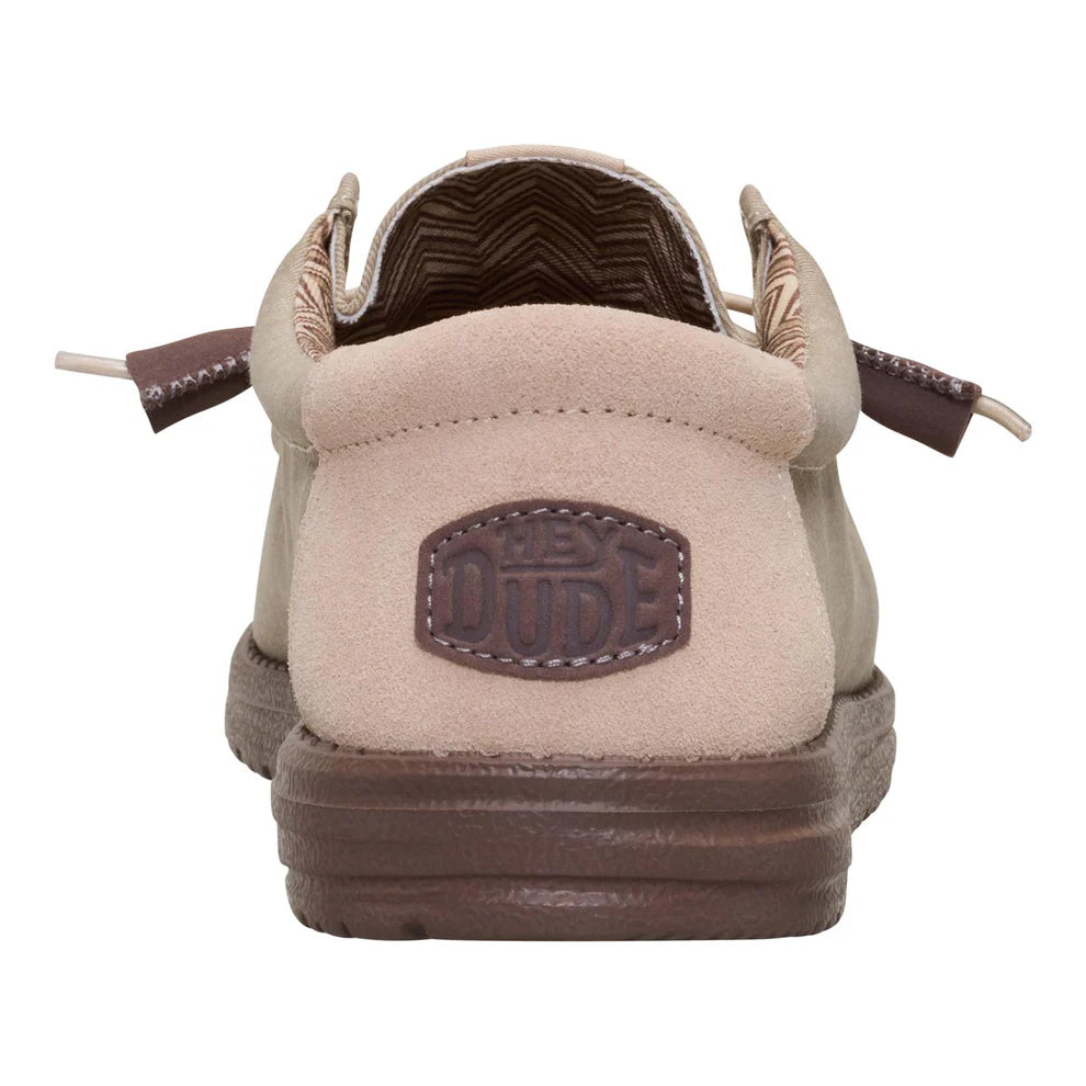 Men's Hey Dude Wally Stretch Canvas Blok Crockery/Multi 44353-0PN