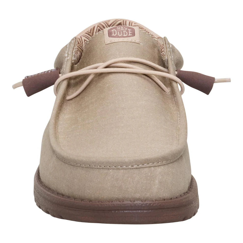 Men's Hey Dude Wally Stretch Canvas Blok Crockery/Multi 44353-0PN