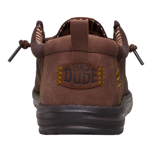 Men's Hey Dude Downtown Brown Wally Vintage Classic 44599-2KZ