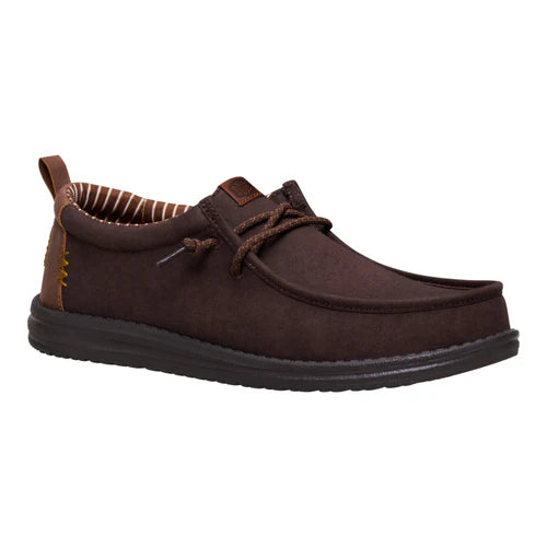 Men's Hey Dude Downtown Brown Wally Vintage Classic 44599-2KZ