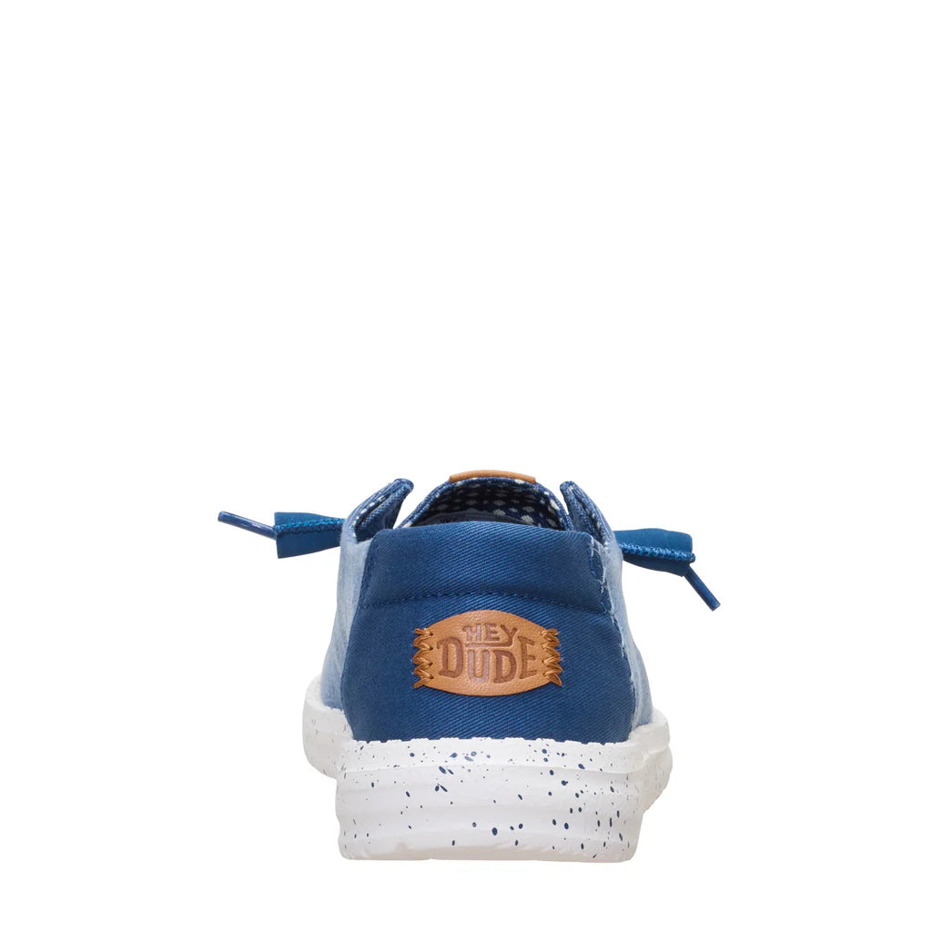 Women's Hey Dudes Chambray Grid Wendy Slip On Shoes 45187-4ZV