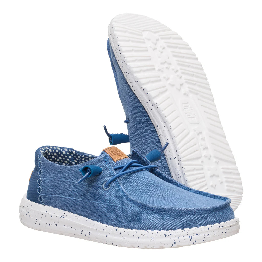 Women's Hey Dudes Chambray Grid Wendy Slip On Shoes 45187-4ZV