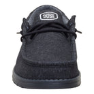 Men's Hey Dude Black Wally Stretch Jersey Casual Shoes 45433-060