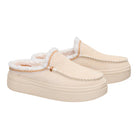 Women's Hey Dude Austin Lift Cozy Stitch Egret Slip On Shoes 45471-0LA