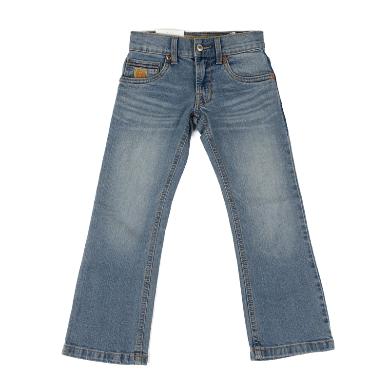 Cinch Boy's Relaxed Fit Mid Rise Bootcut Light Stonewash Jeans MB16642009