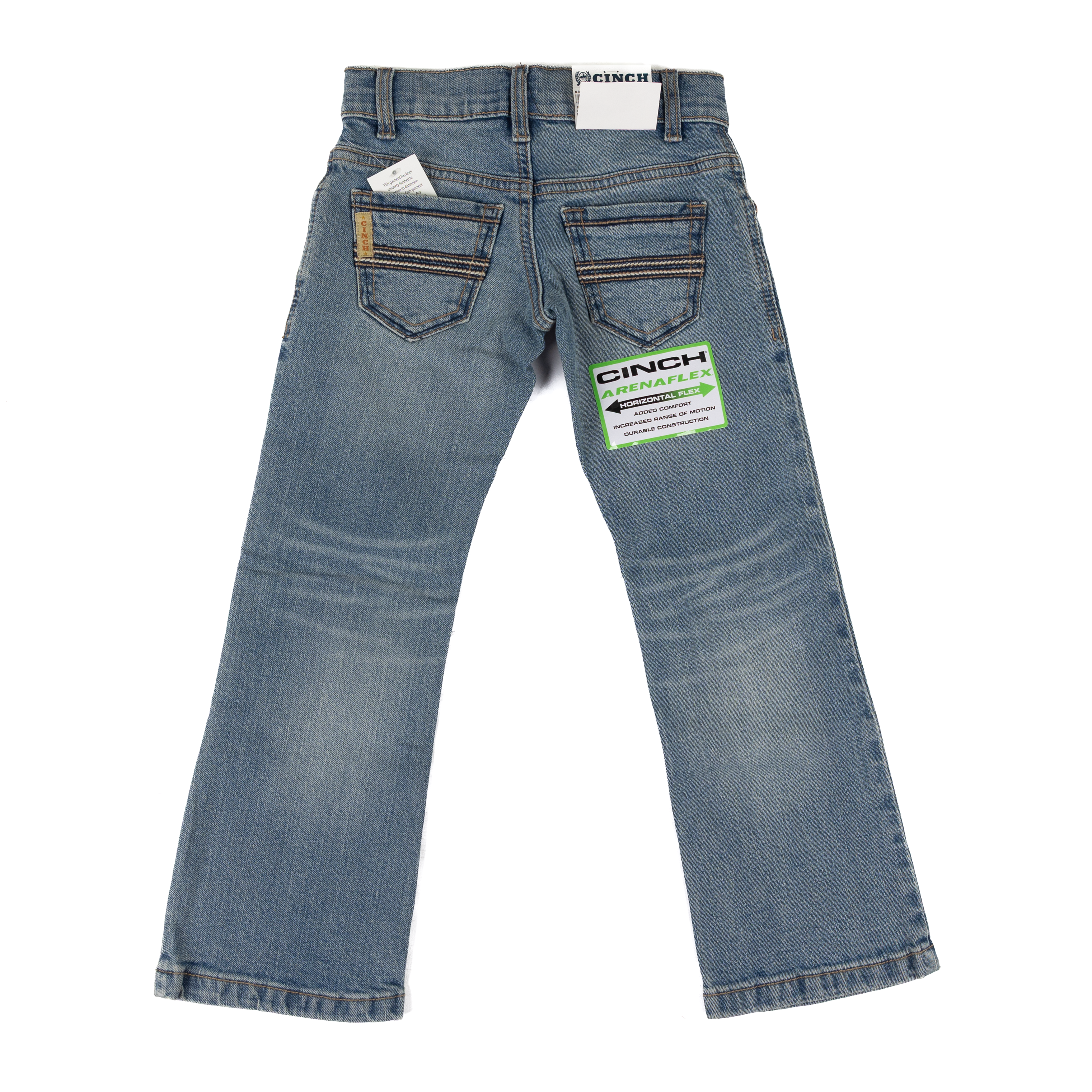 Cinch Boy's Relaxed Fit Mid Rise Bootcut Light Stonewash Jeans MB16642009