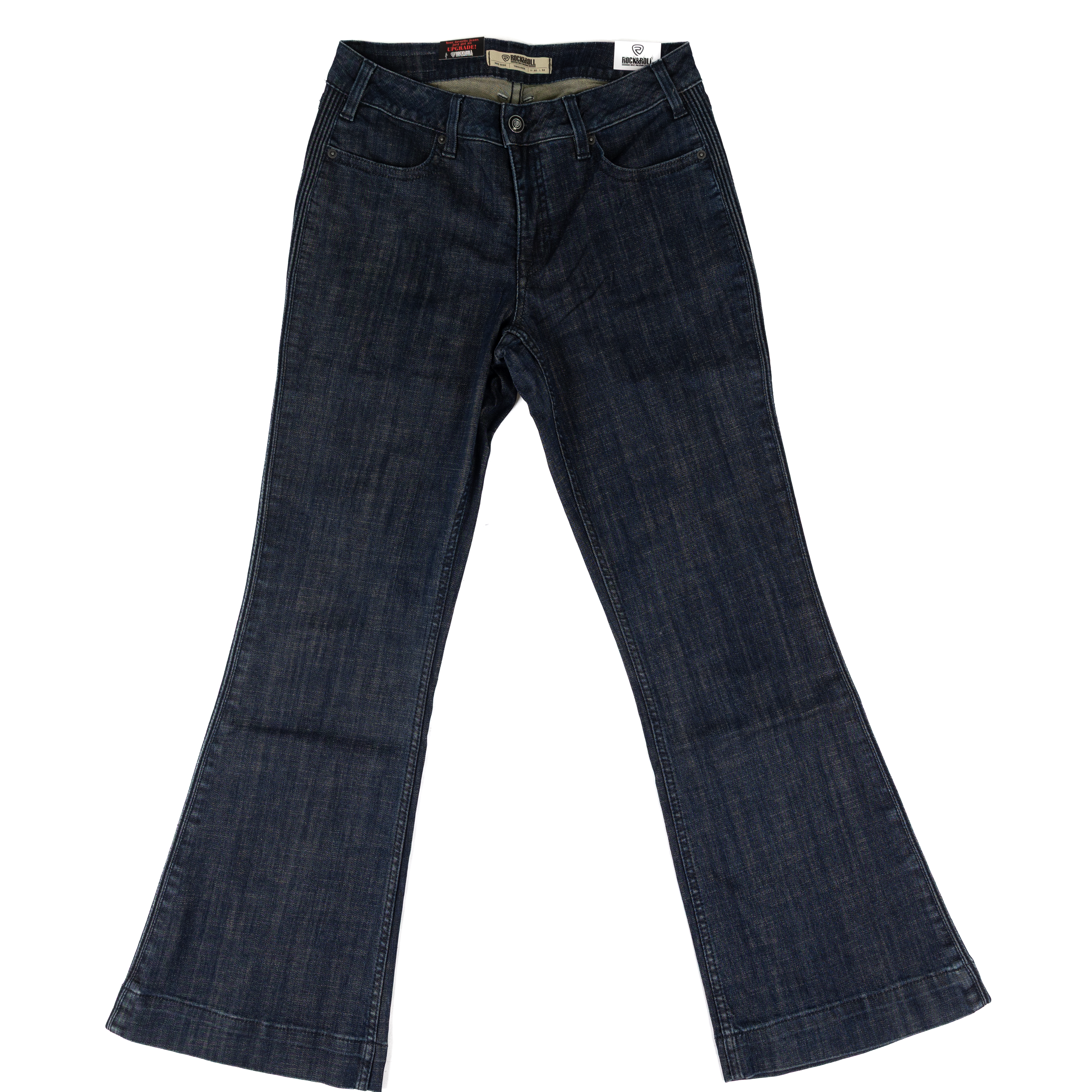 Rock and Roll Denim Women's Raised Dark Wash Trousers BW5MD09754