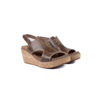 Women's Corky's Cognac Darlin Open Toe Wedge 41-0715-COGN