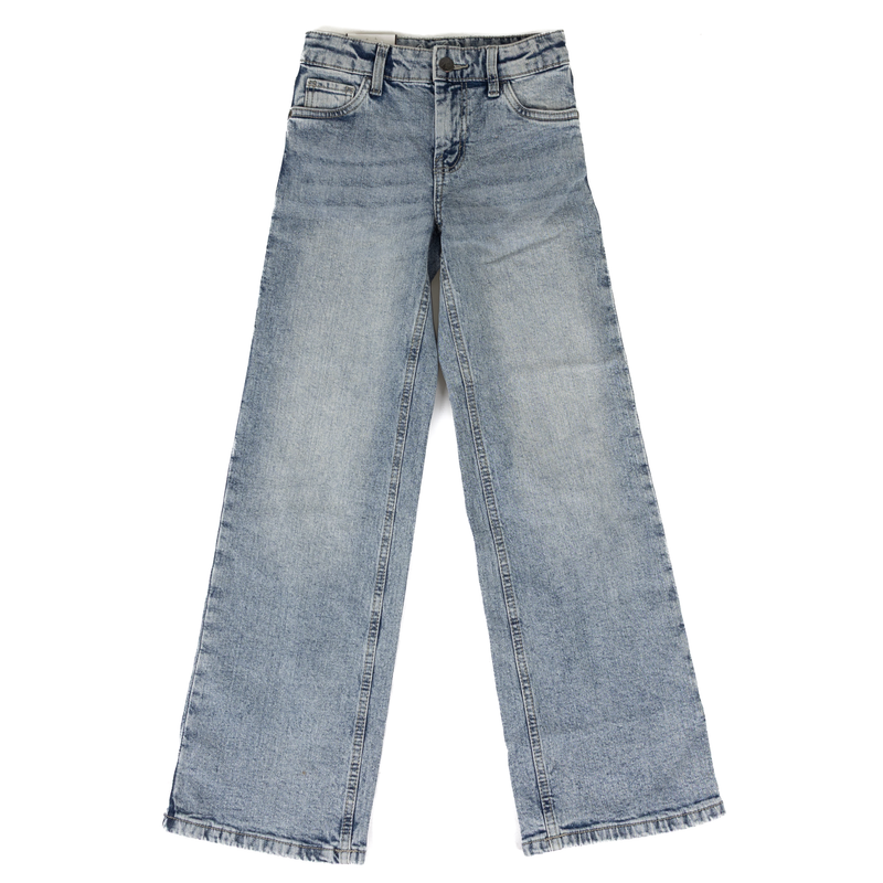 Cruel Denim Girl's Indigo Blue Wide Leg Jeans CB23271001
