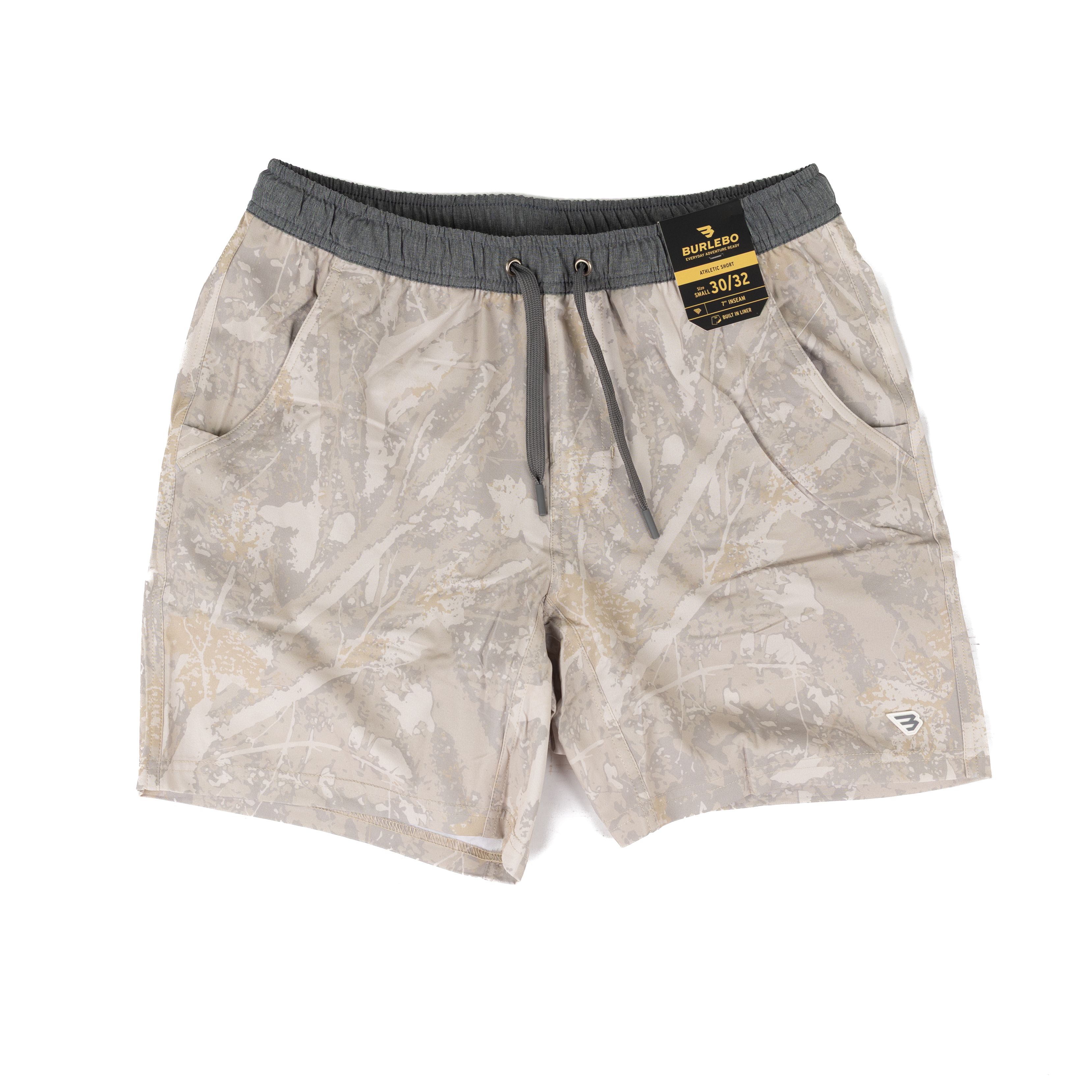 Men's Burlebo Drifter Camo Athletic Shorts AS-DFTC