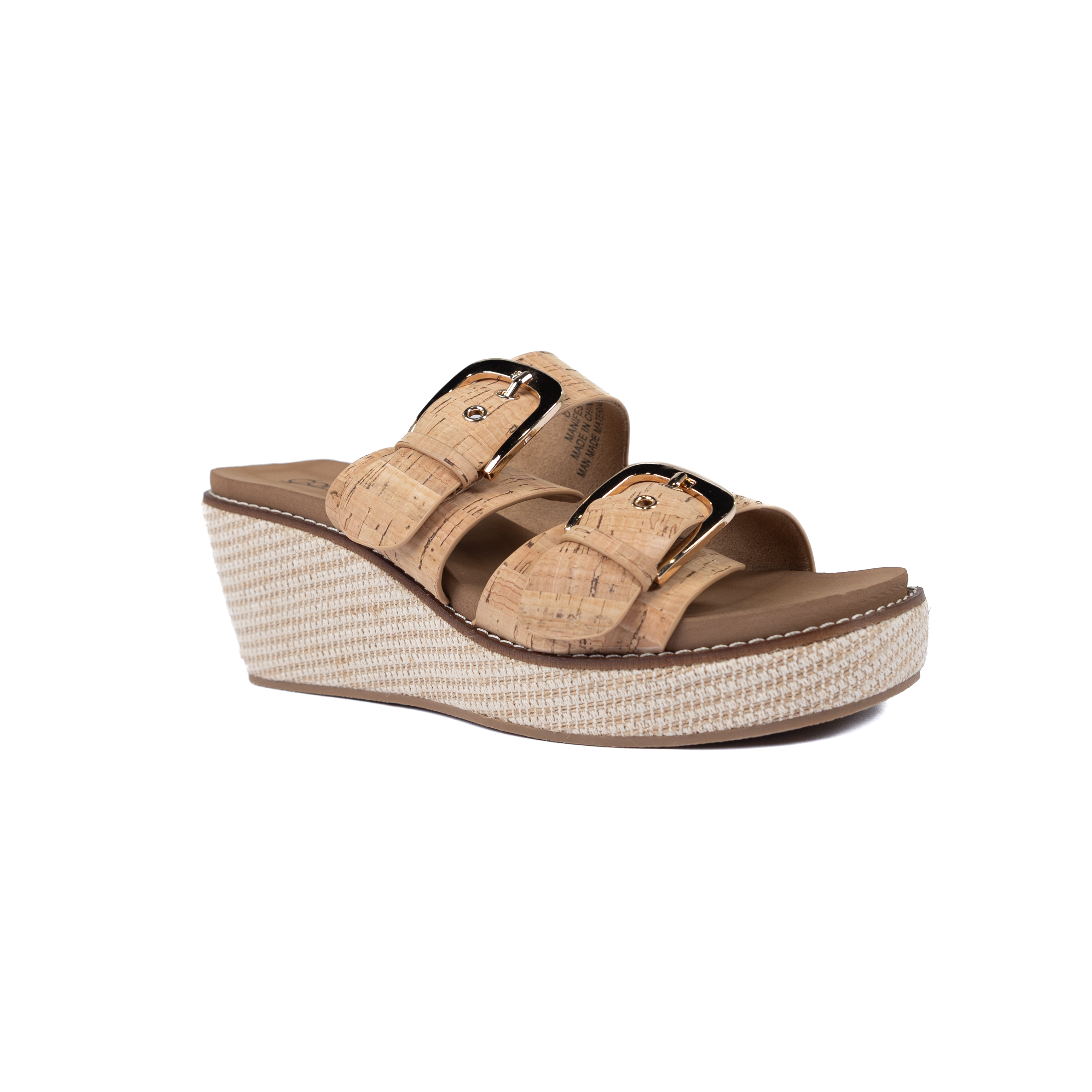 Women's Corky's Cork Manifest Open Toe Wedge Sandals 41-0772-CORK