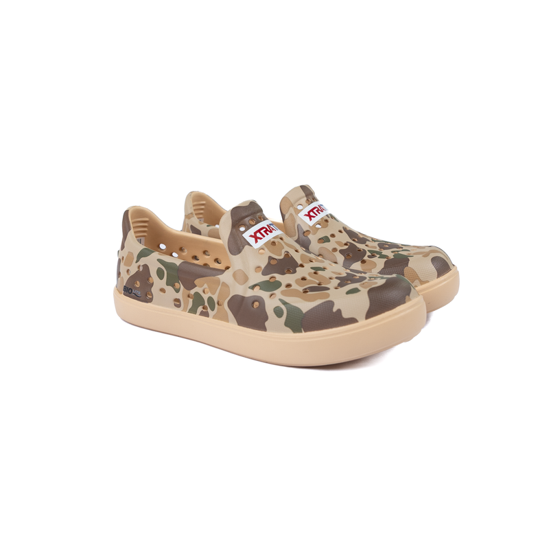 Youth XTRATUF Duck Camo 3" Tuf Cruiser Slip On Shoes  XKTFCDCM