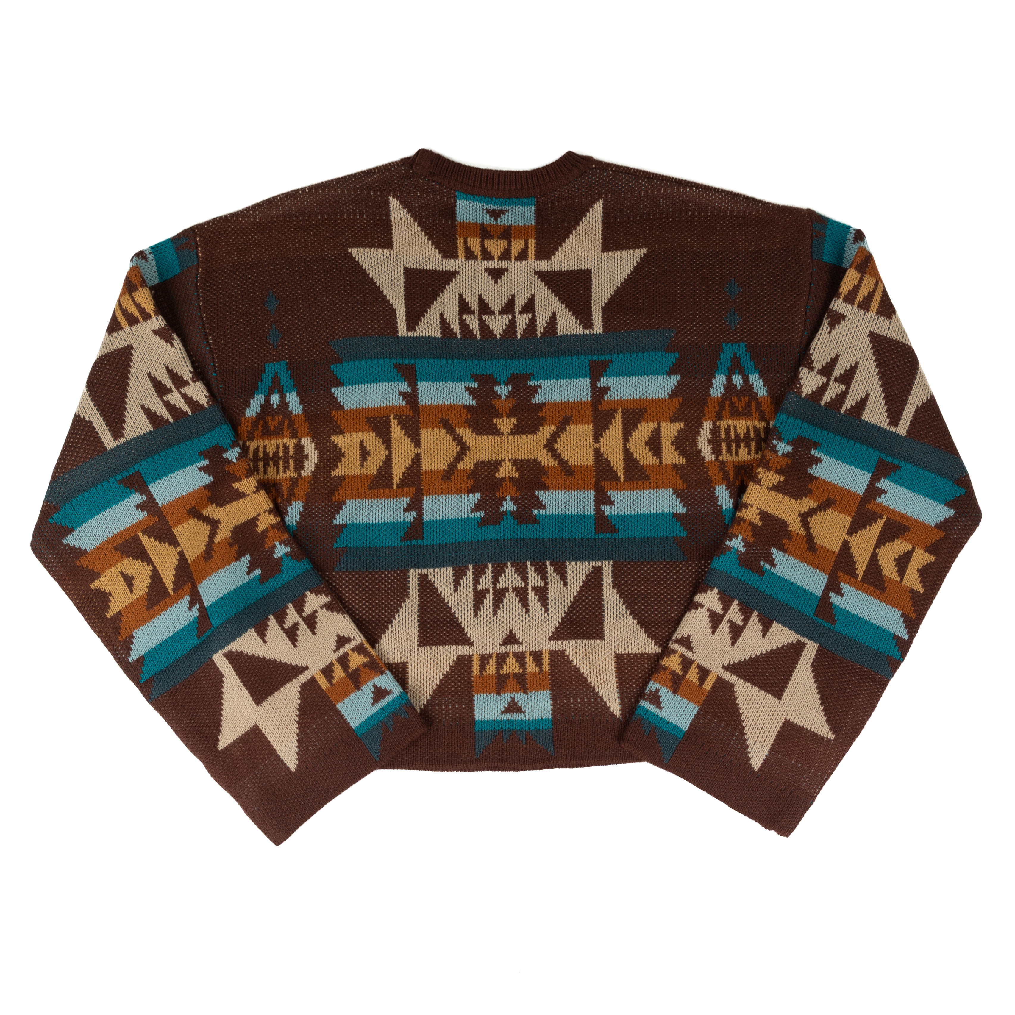 Rock and Roll Denim Women's Long Sleeve Aztec Sweater BW32T09366