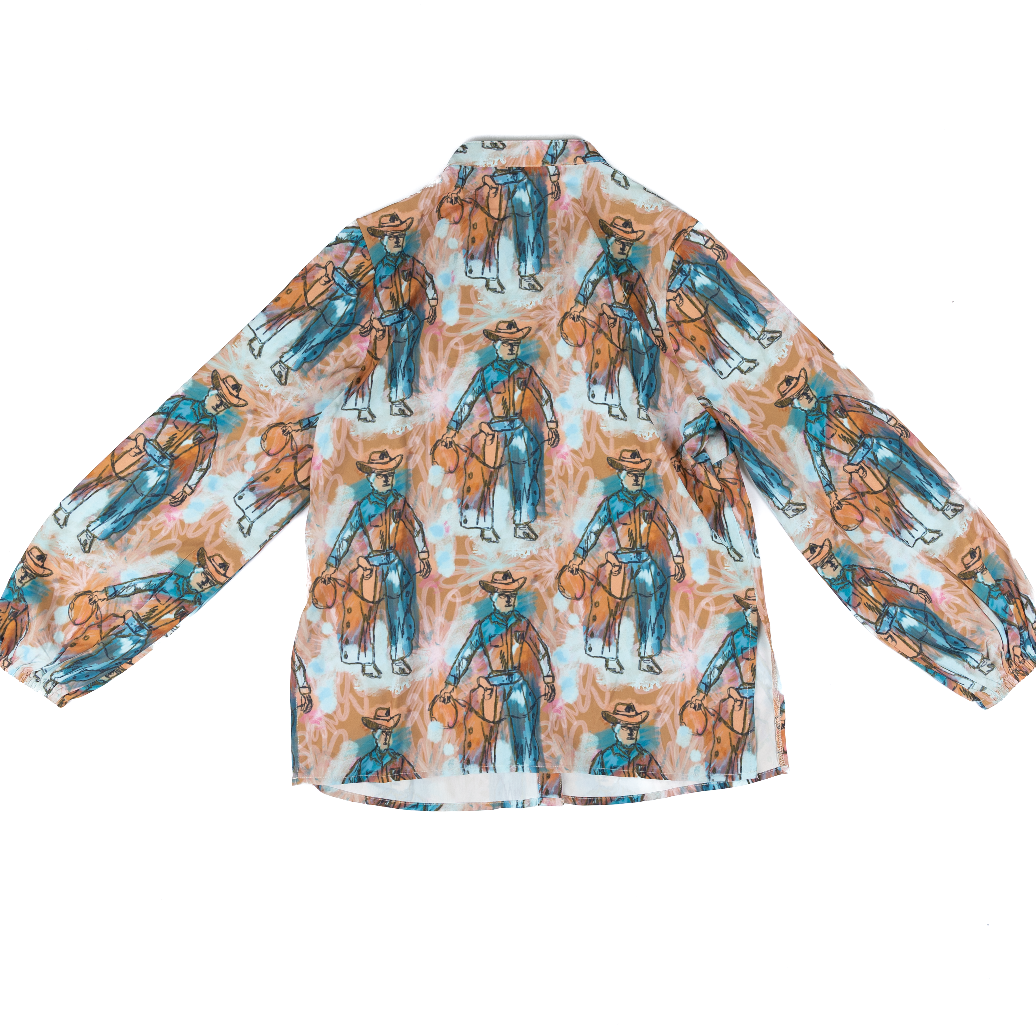Women's Turquoise Haven Standing Cowboy Button Up Top