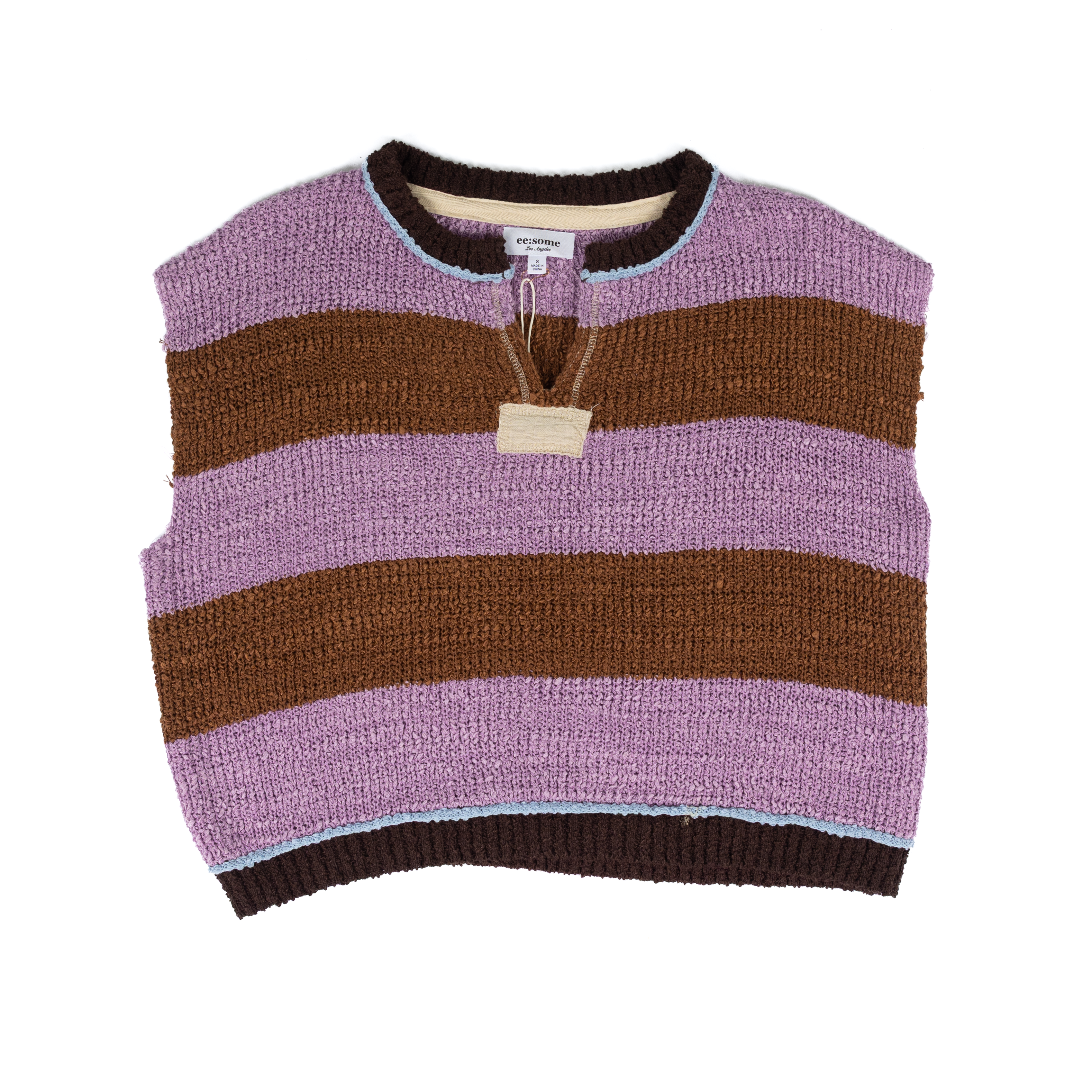 Women's ee:some Sugar Plum Striped Sweater Top SH17361