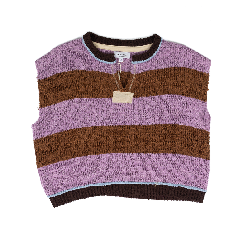 Women's ee:some Sugar Plum Striped Sweater Top SH17361