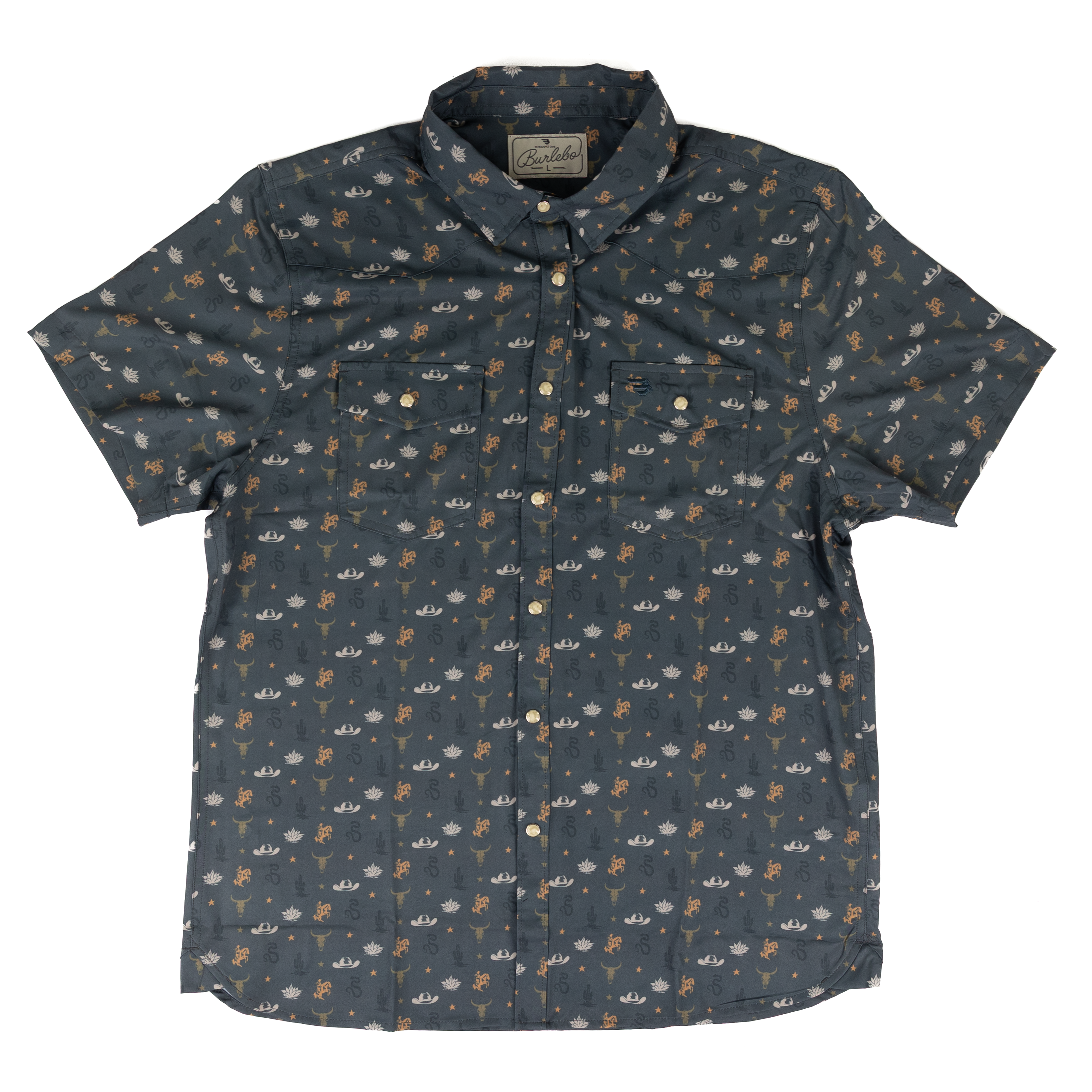 Men's Burlebo Desert Night Performance Western Shirt PWS-DESN