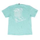 Youth Crazy House Short Sleeve Boots and Bow T-shirt 