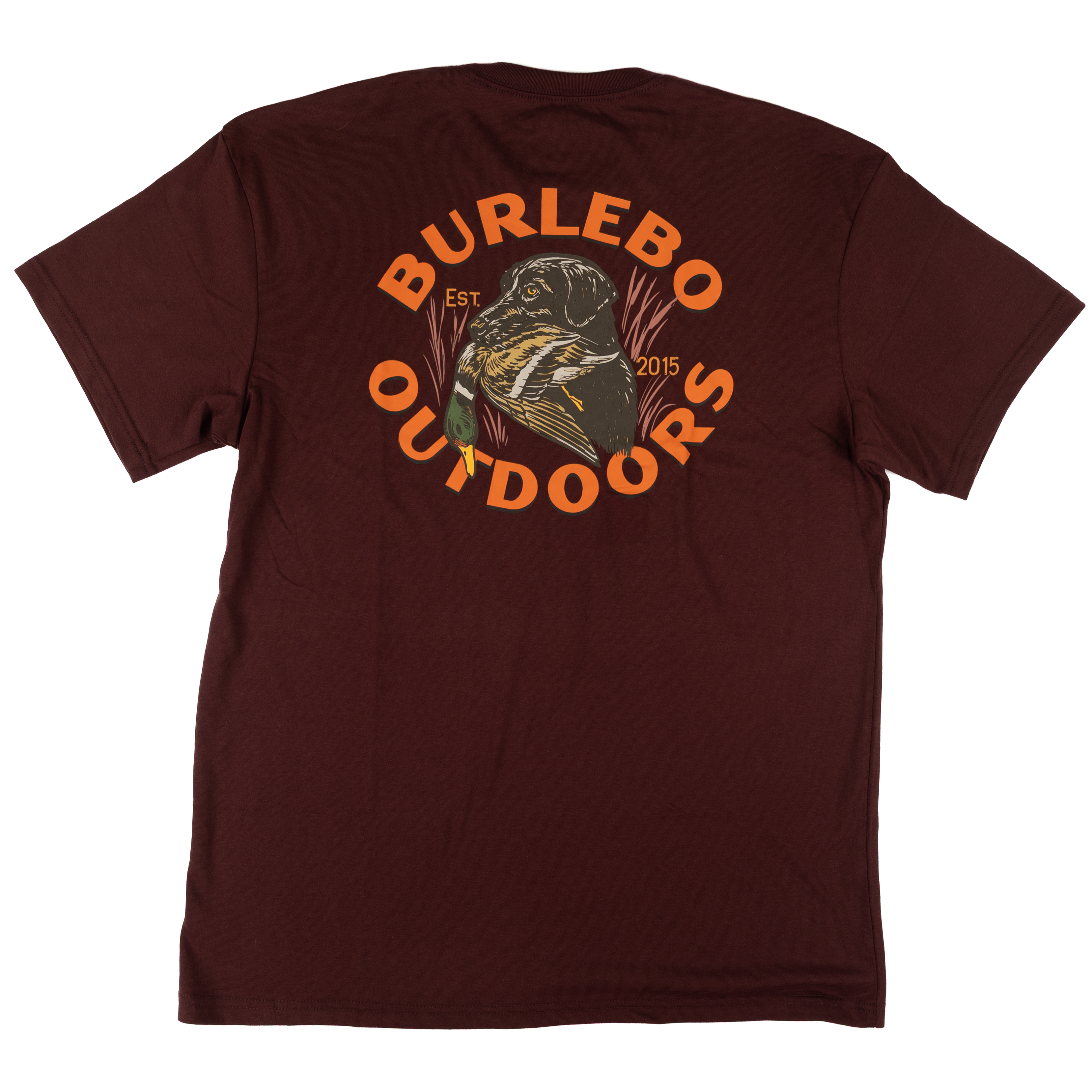 Men's Burlebo Maroon Duck Down Tee SST-DUCKD-MAR