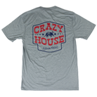 Crazy House Short Sleeve Heather Gray Armadillo Script T-shirt 