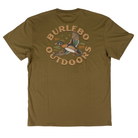 Men's Burlebo Hunter Green Wood Duck Short Sleeve Tee SST-WDK-HNTG