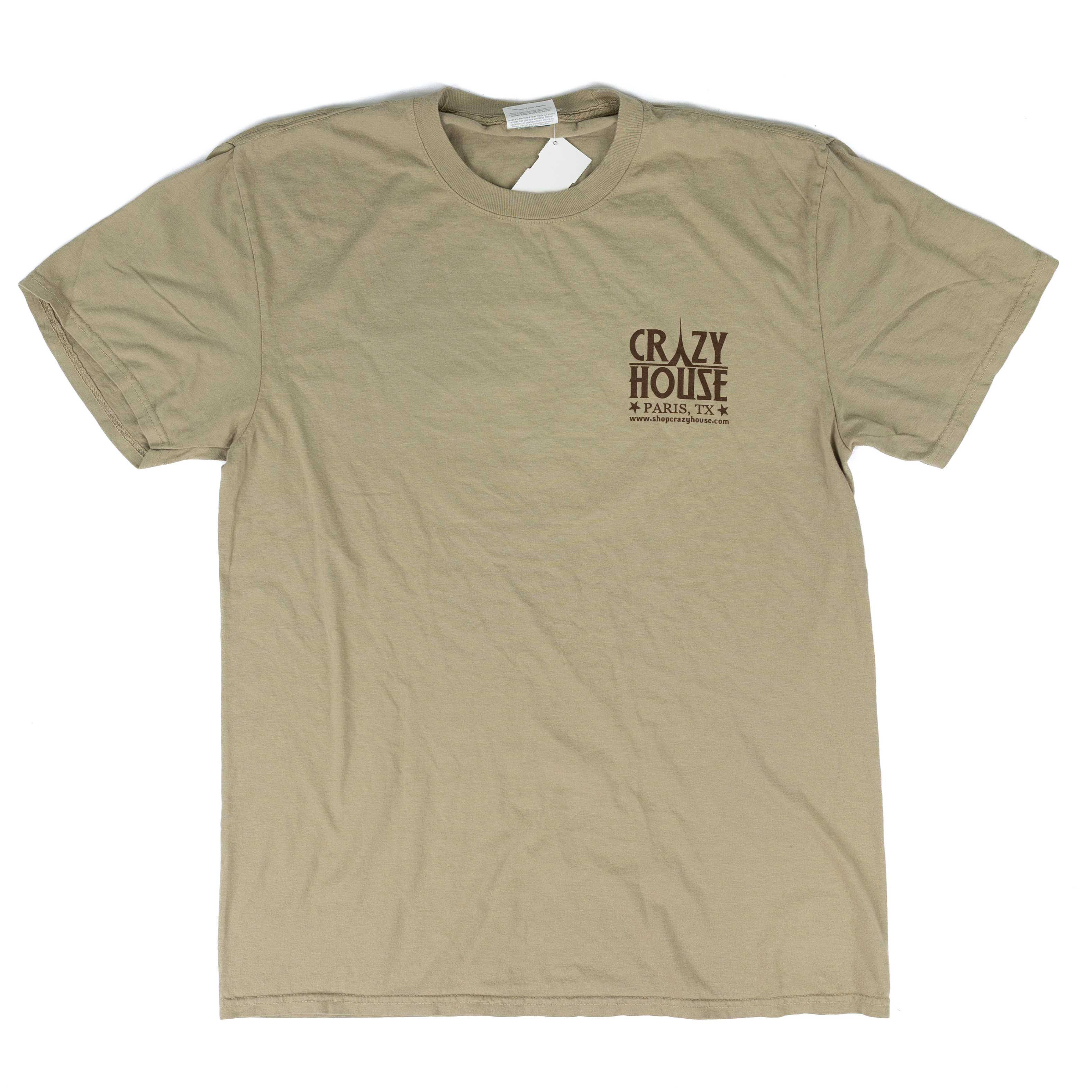 Crazy House Short Sleeve Truck Design Printed T-shirt 
