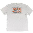 Men's Burlebo Ash Gray Buck Stamp Short Sleeve Tee SST-BKST-AG